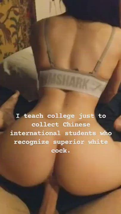 Caption Chinese Student clip