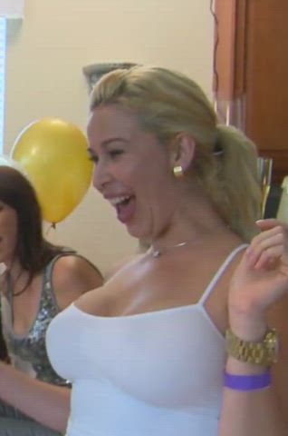 Eager Blonde With Big Tits