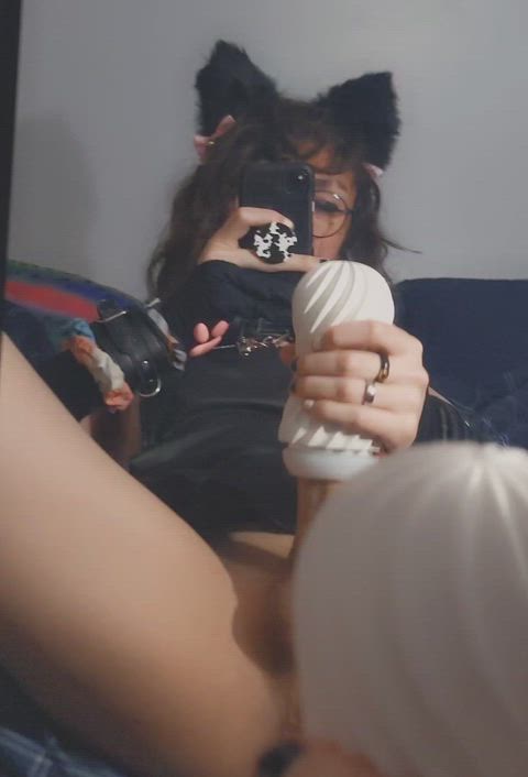 catgirl cumshot girl dick goth solo trans trans woman trans girls transgender girls-with-glasses