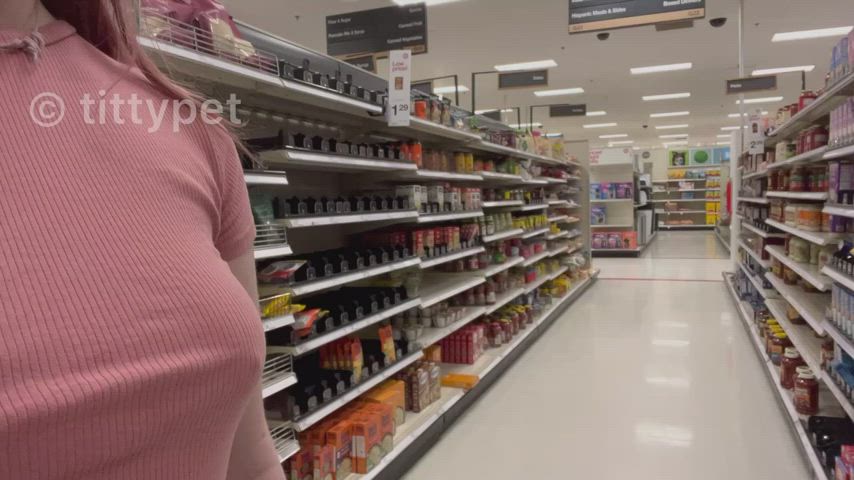 what would you do if you caught me flashing my tits at the grocery store?