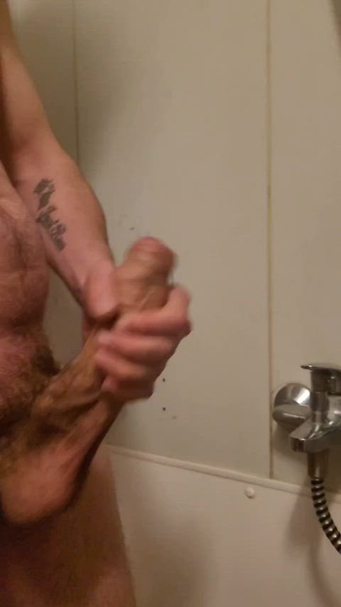 Pissing while masturbating...