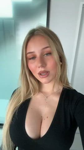 big tits blonde tiktok clip