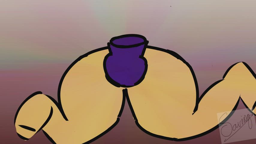 Ass Butt Plug Orgasm clip