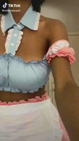 big tits ebony tiktok clip