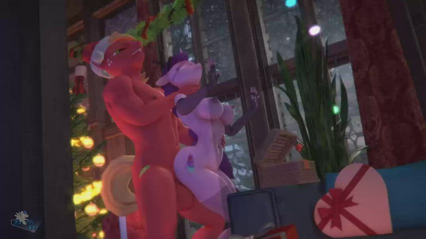 cartoon choking christmas fantasy glasses grabbing hardcore sfm stockings clip