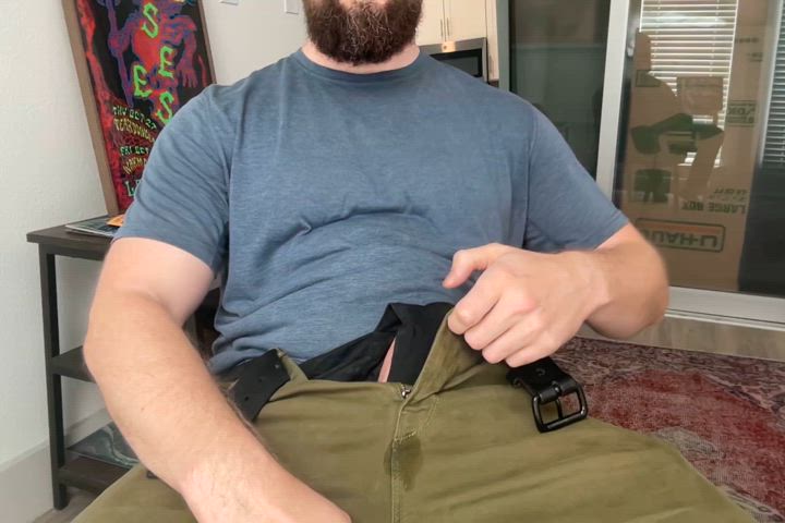 beard big dick cock dad daddy clip