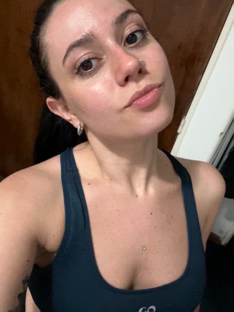 after workout show off