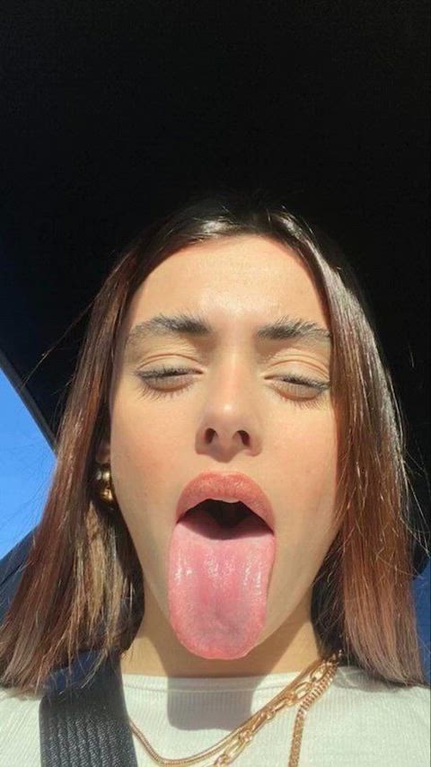 long tongue tongue tongue fetish clip