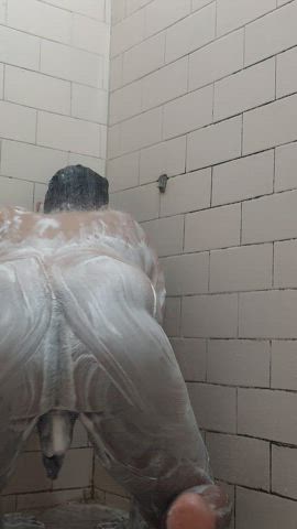 ass asshole booty dancing nsfw shower soapy thick tiktok twerking clip