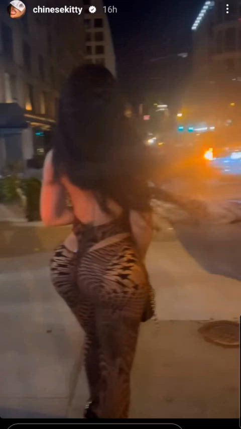 big ass bodysuit chinese jiggle twerking clip