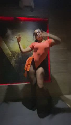 big ass big tits dancing ebony twerking clip