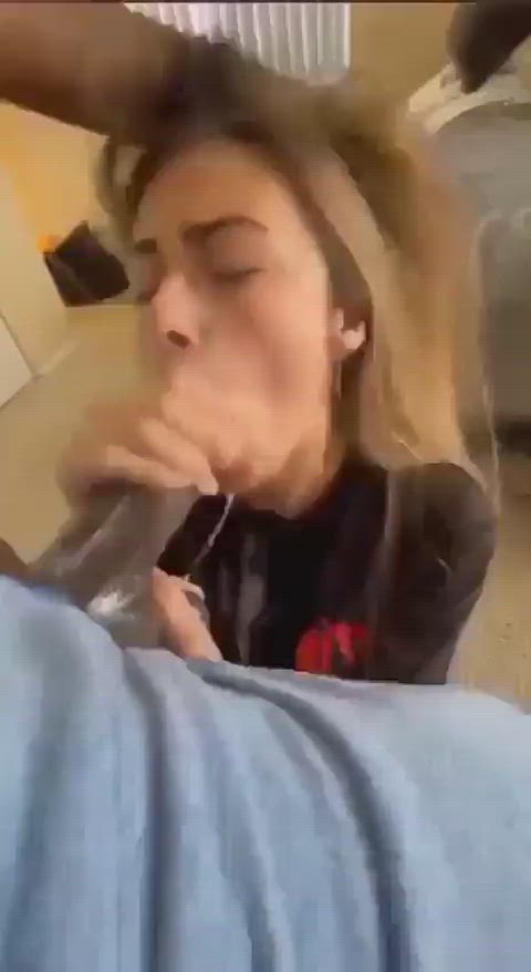 bbc blowjob cum in mouth cumshot deepthroat sloppy throat throat fuck throatpie throated