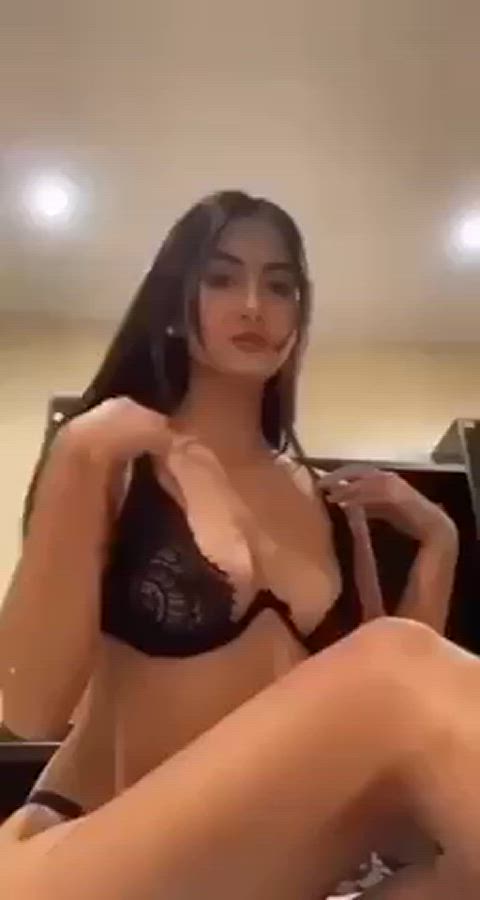 cute lingerie nipples pakistani selfie clip