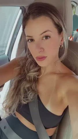 blonde boobs brazilian brown eyes car facial goddess labia sensual tease clip