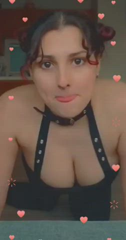 Choker Cleavage Spit clip