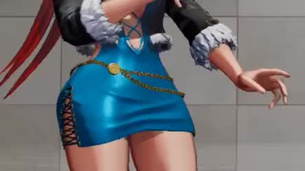 Big Ass Clothed Dress Skirt clip