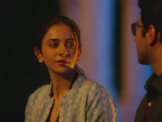 Rakul Preet hot kiss