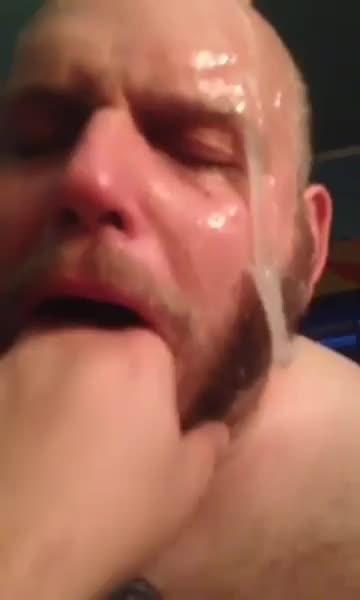 Dom extracts throat slime from smiling sub