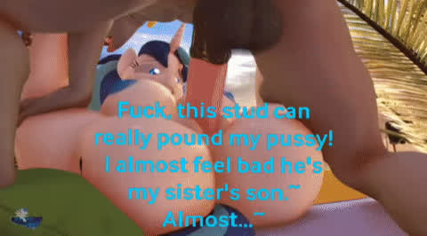 3d aunt big ass big dick caption creampie hentai taboo clip