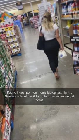 PHAT ass mom (35) lets son (18) hit after he confronts her about her incest porn