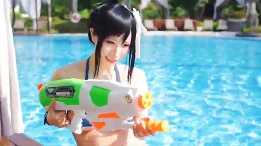 Sexy swimsuit Tifa