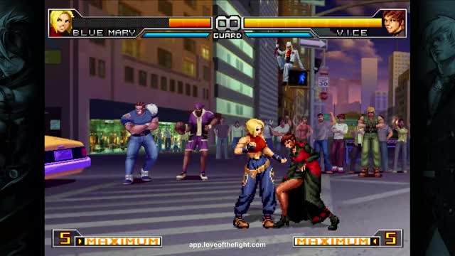 King of Fighters 2002 Ultimate Match - Blue Mary - M.Splash Rose
