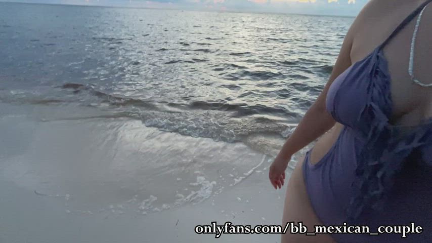 Sexy Mexican Busting Balls at the Beach - Link in First Comment
