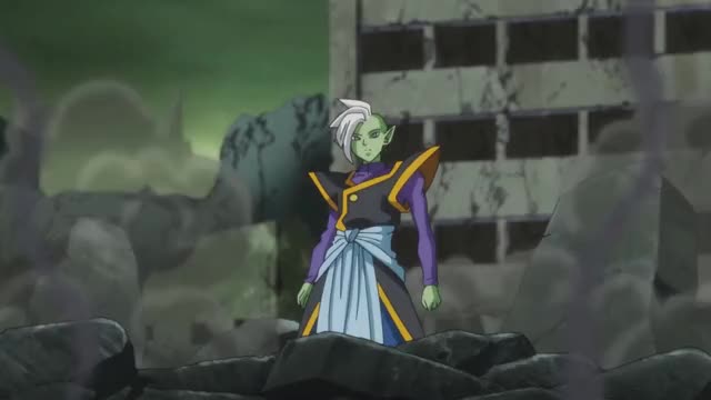 Goku lands a Glorious Back Fist on Zamasu DB Super ENG subs 1080p