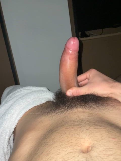 gay hairy hairy cock jerk off male masturbation masturbating precum solo uncut edging