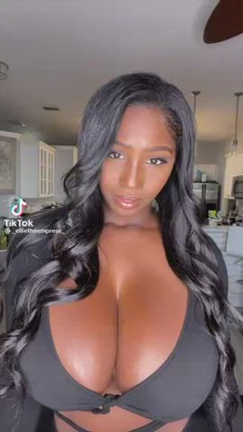 Big Tits Ebony Goddess TikTok clip