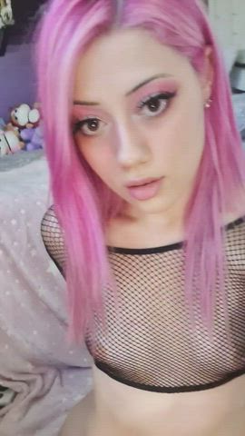 Pink hair teen - Anal Beads Ass To Mouth