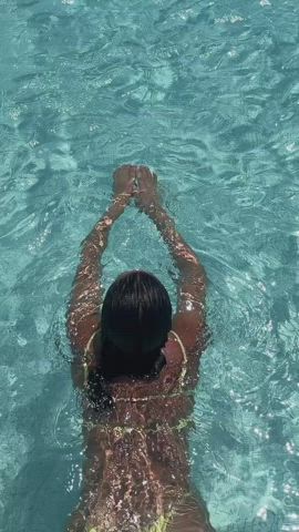 Ass Bikini Booty Pool Swimming Pool Swimsuit clip
