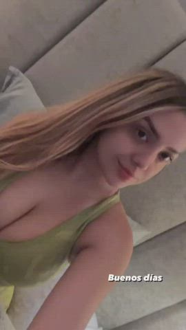Boobs Cleavage Latina Smile Tits clip