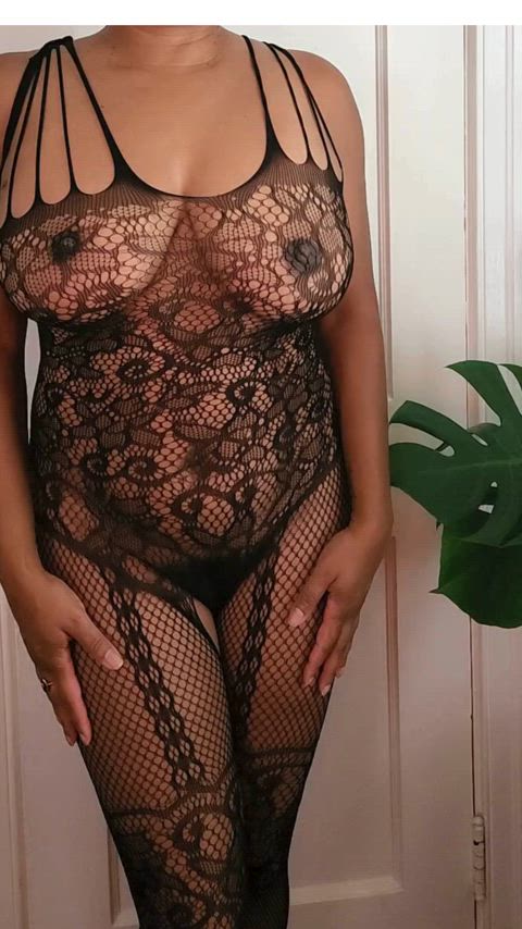 body stockings ebony onlyfans sexy-lingerie clip