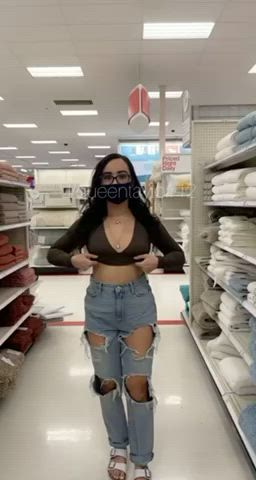 I love flashing in Target 😜