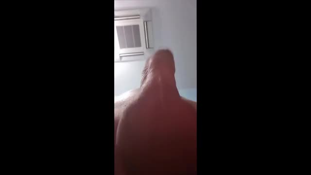 waving hello with my hard cock