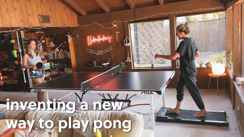 Inventing a new way to play pong