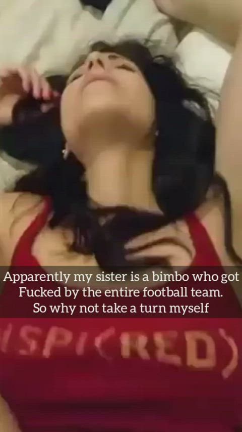 Sister is a whore