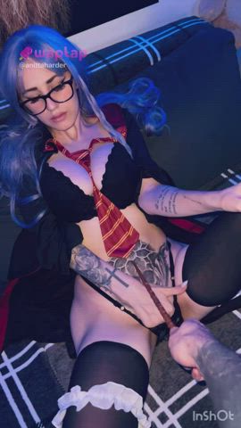 blowjob busty cosplay costume doggystyle foreplay nerd tattoo tiktok r/tiktits clip