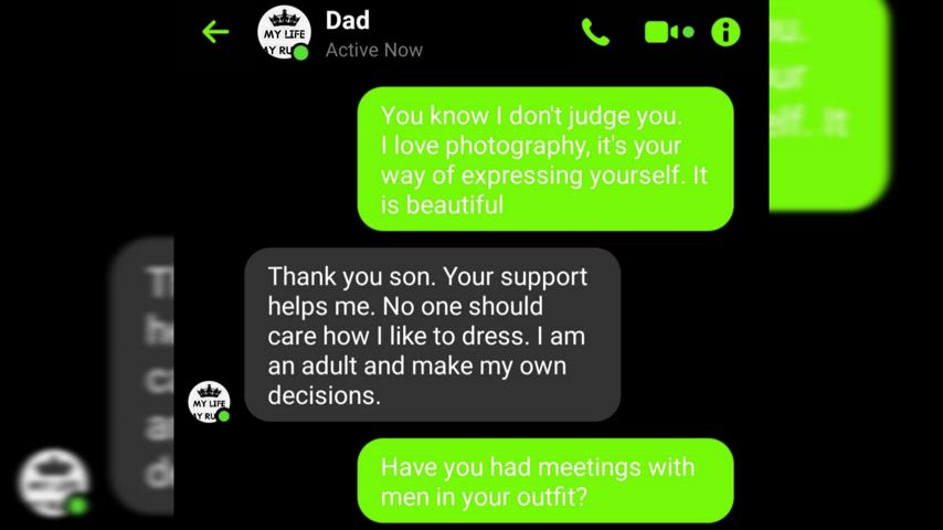 Love with dad (sissy chat story)