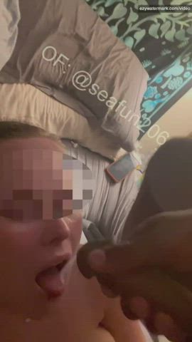 amateur bbc big dick blowjob cumshot facial interracial nsfw onlyfans teen clip