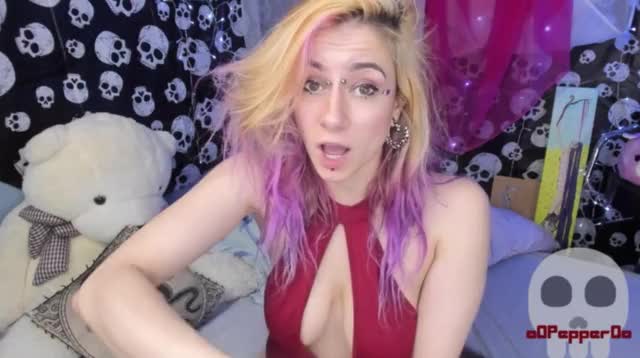 Hot Emo Teen With Nice Boobs Giving JOI Countdown