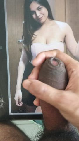 big dick big tits cleavage desi indian male masturbation masturbating thighs uncut