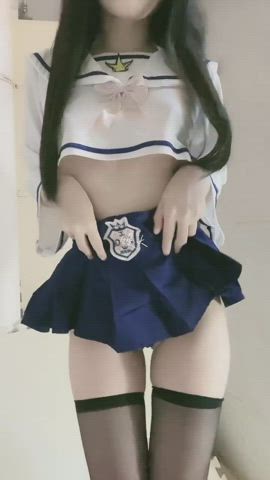 Asian Petite Schoolgirl Skinny Small Tits Solo clip