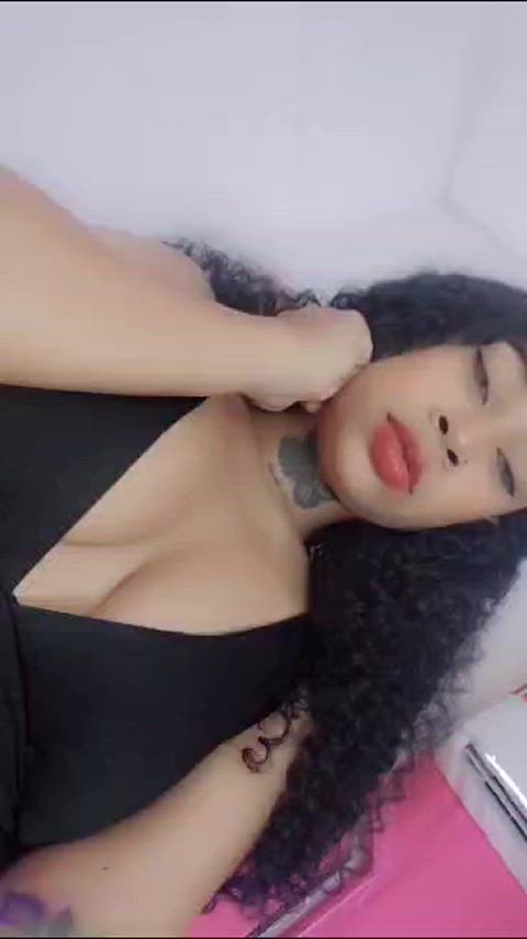 cam camgirl latina lips model sensual tattoo webcam clip
