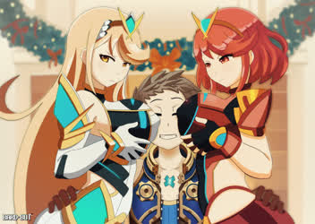 Poor Rex is still not playable in Smash... but Pyra and Mythra will still comfort