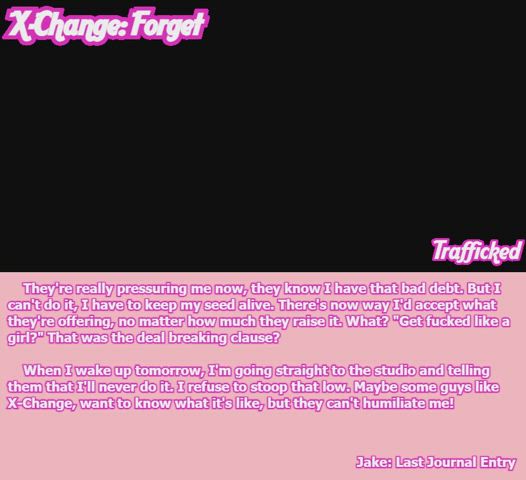 Forget: Last Journal Entry