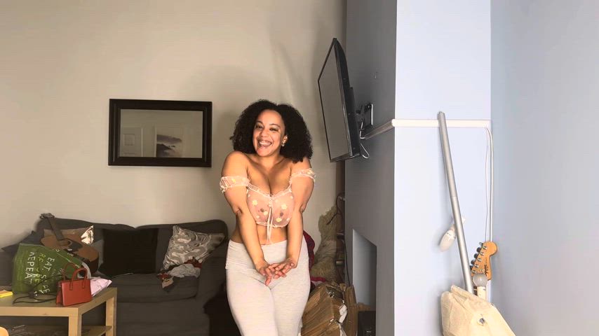 big tits natural tits saggy tits see through clothing sheer clothes tits clip