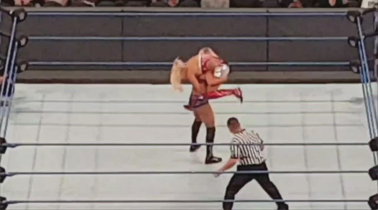 Blonde Stripping Wrestling clip