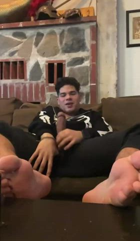 cock feet gay clip